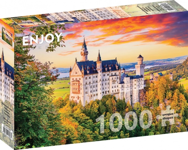 Puzzle Schloss Neuschwanstein im Herbst 1000 Teile