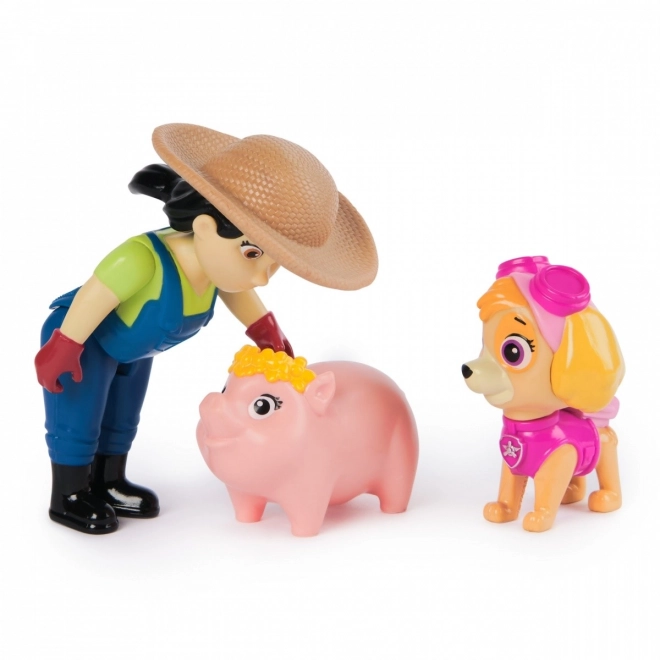 Paw Patrol Figuren Set Skye und Bäuerin Yumi