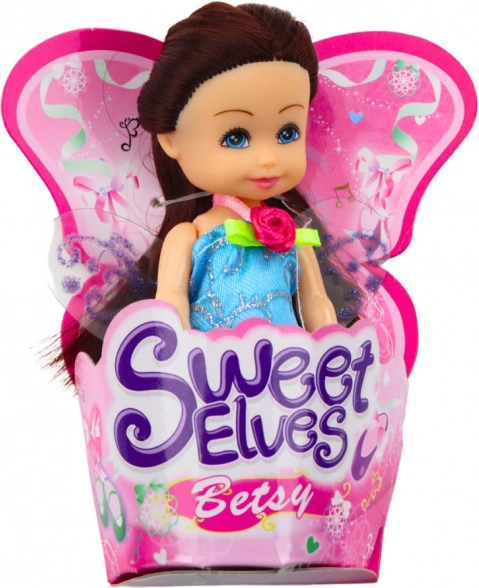 Mini-Puppe Elf Betsy 11,5 cm Verschiedene Muster