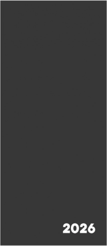 Monatlicher Kalender 2026 Schwarz