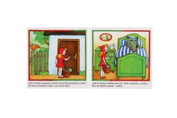 Leporelo Rotkäppchen und Knusperhäuschen
