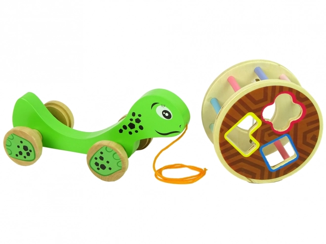 Holz-Formsortier-Spielzeug-Schildkröte