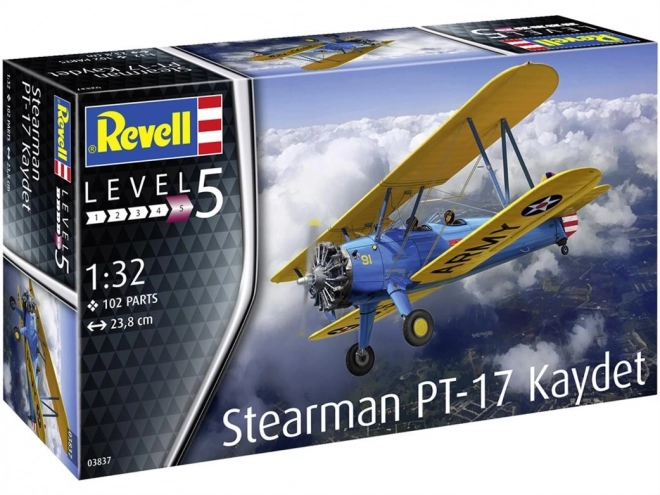 Plastikmodellflugzeug Stearman PT-17 Kaydet