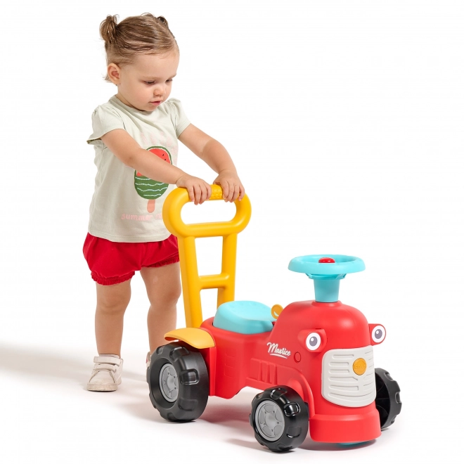 Roter Fahrtraktor Maurice für Kinder