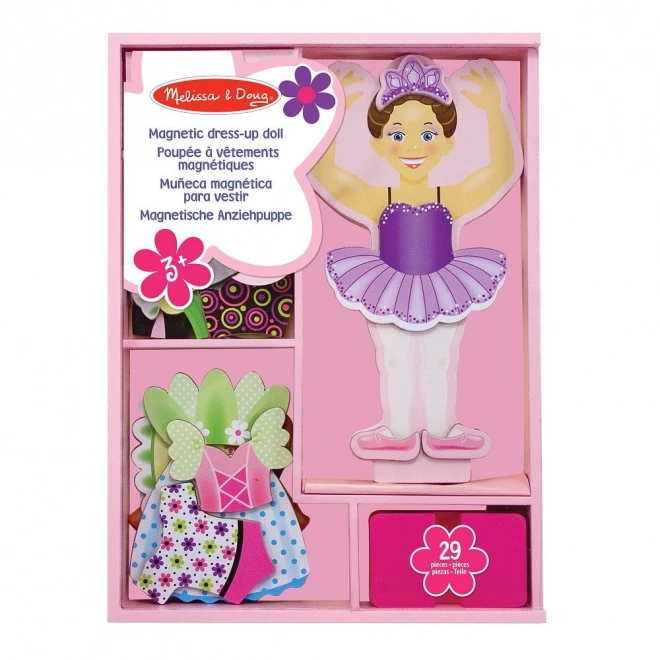 Magnetische Anziehpuppe Nina Ballerina