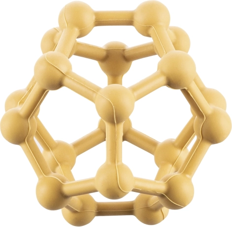 Silikon-Beißring Atom, Senfgelb