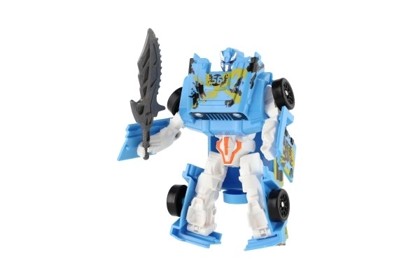 Blauer Transformer Roboter/Auto Spielzeug