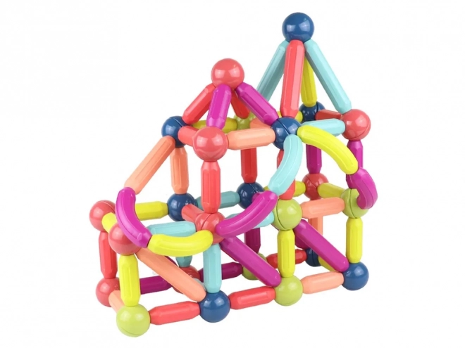 Magnetische Konstruktionsbausteine im Eimer - 145 Teile