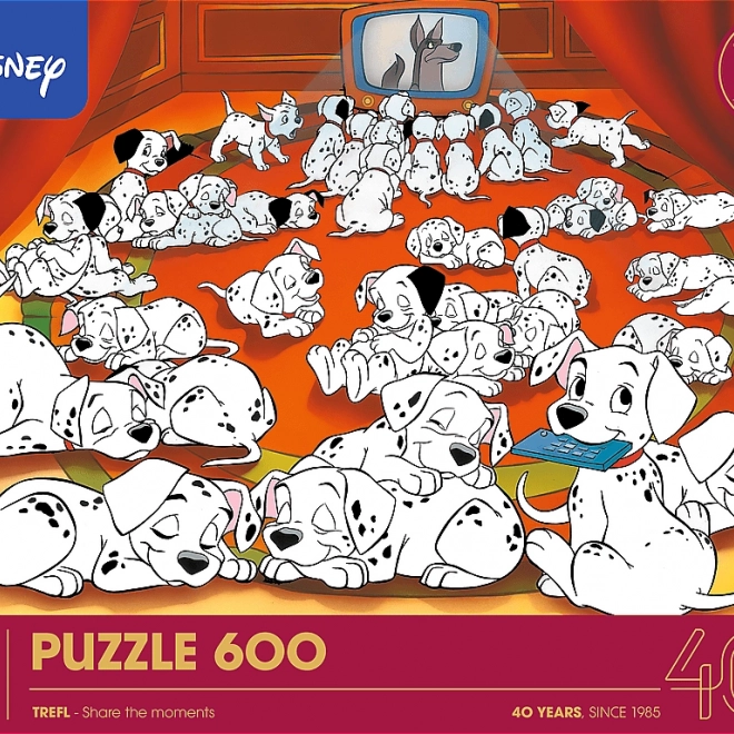 Puzzle Trefl Disney: 101 Dalmatiner 600 Teile