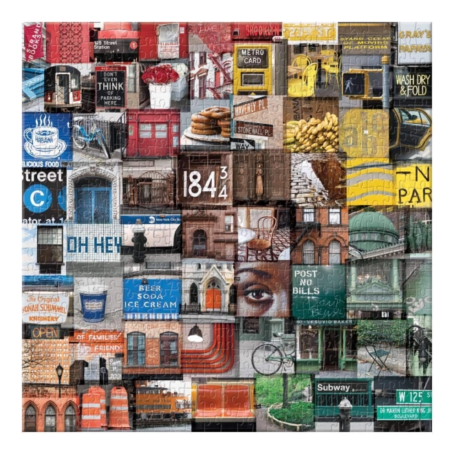 Puzzle buntes New York 500 Teilig