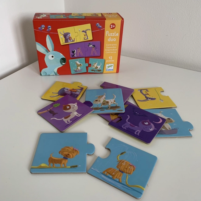 DJECO Duo Puzzle Gegensätze