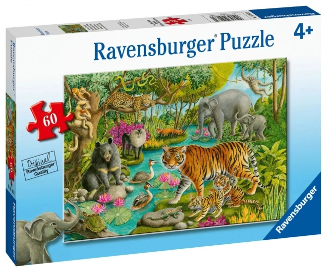 Ravensburger Puzzle Tiere Indiens 60 Teile