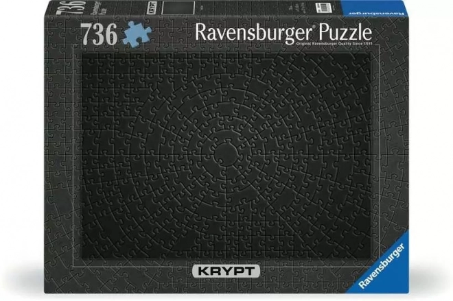 Ravensburger Krypt Puzzle 736 Teile - Schwarz
