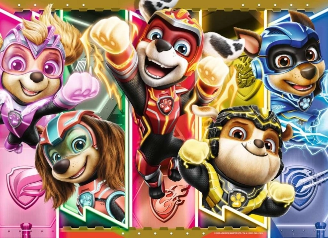RAVENSBURGER Puzzle Paw Patrol im großen Film 4x42 Teile