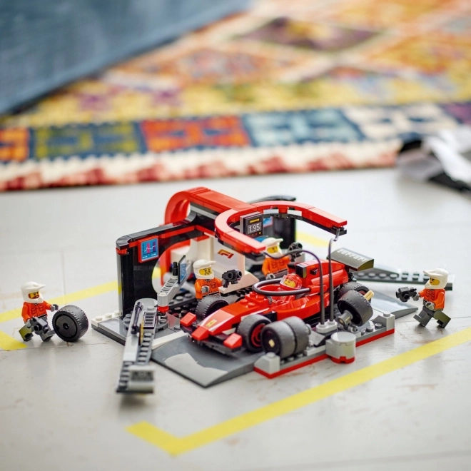 Lego City F1-Boxenstopp-Set mit Ferrari