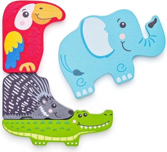 Lernen durch Spiel mit exotischen Tieren