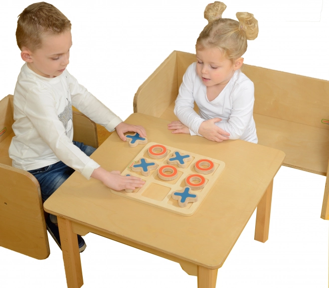Masterkidz Holzspiel Tic Tac Toe für Kinder