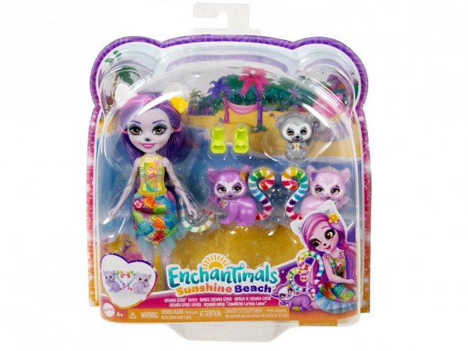 Enchantimals Lorinda Lemur und Lemuren Familie