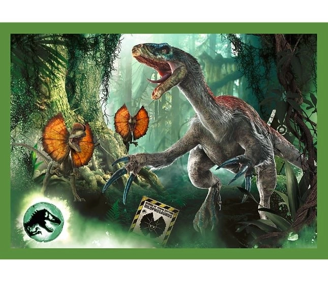 Puzzle 4-in-1 Gefährliche Dinosaurier Jurassic World