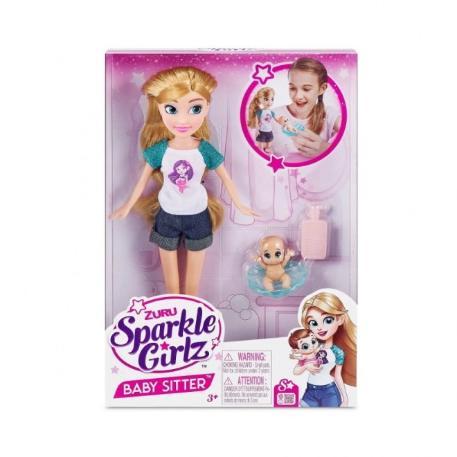 Sparkle Girlz Babysitter Puppenset