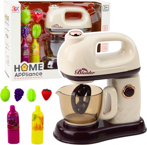 Kinder Küchenmixer mit Obst und Licht- und Soundeffekten weiß