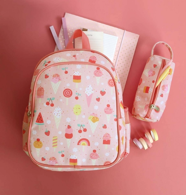 A Little Lovely Company Kindergartenrucksack – Eiscreme