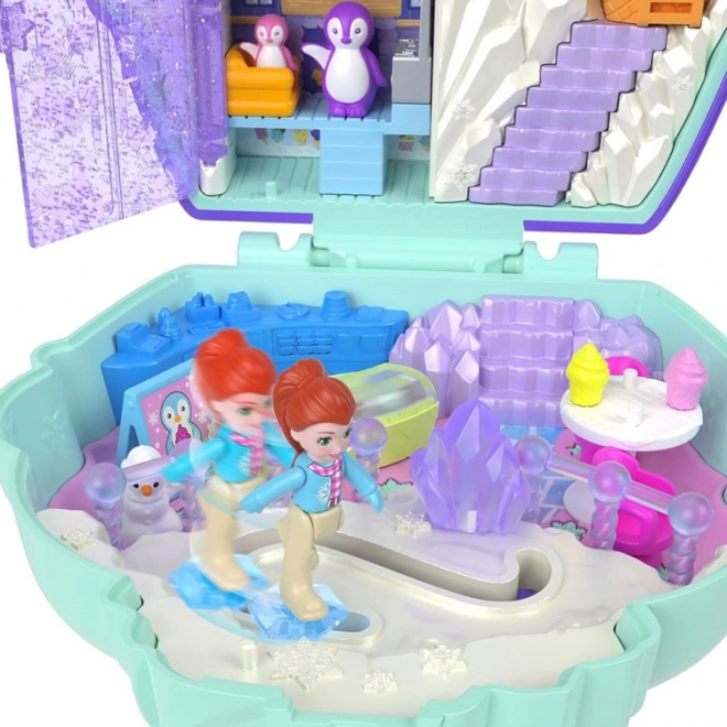 Polly Pocket Kompaktes Eishaus mit Pinguinen