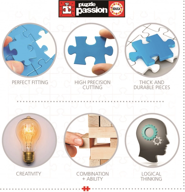 Educa Puzzle Elementare Magie: Tierkreis 1500 Teile