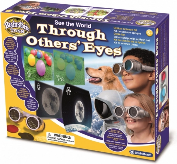 Brainstorming-Brille Sehen Sie die Welt mit den Augen anderer