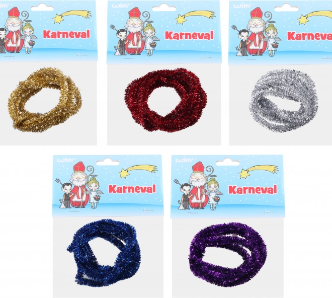 Metallischer Chenille 10mm, Länge 1,5m