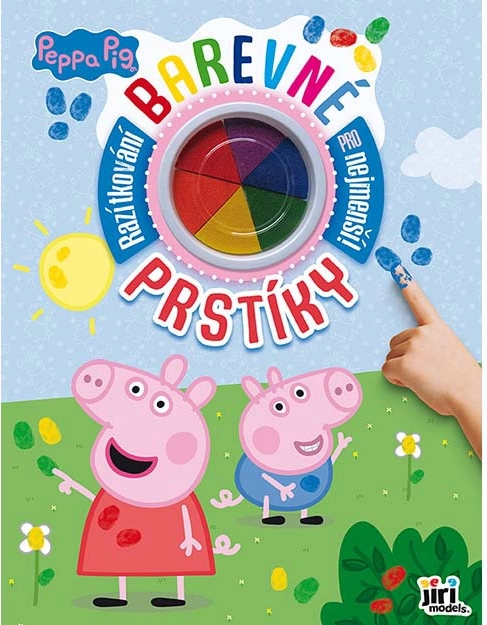 Bunte Finger Peppa Pig