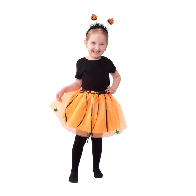 Halloween Tutu Kostüm mit Haarreif für Mädchen