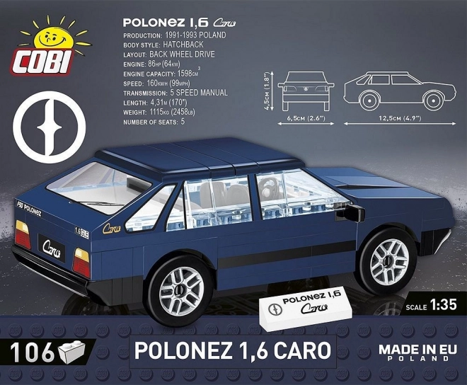 Cobi Polonez Caro 1,6 Modellbausatz