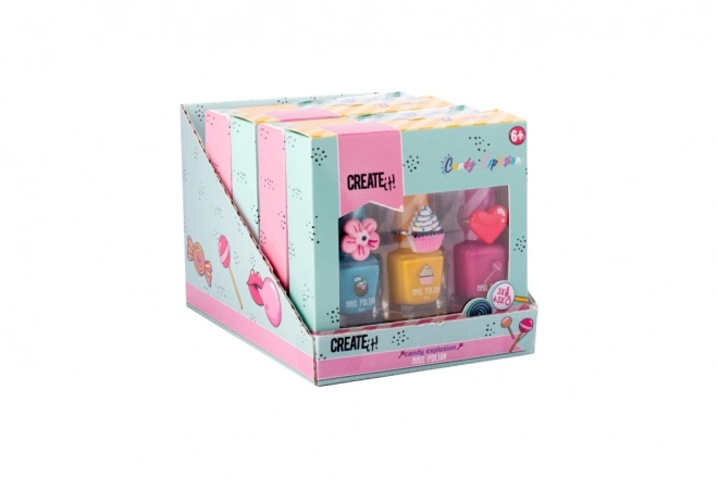 Nagellack-Set mit Candy-Anhänger