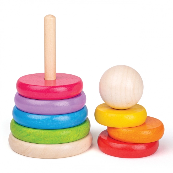 Bigjigs Baby Regenbogen Stapelmann