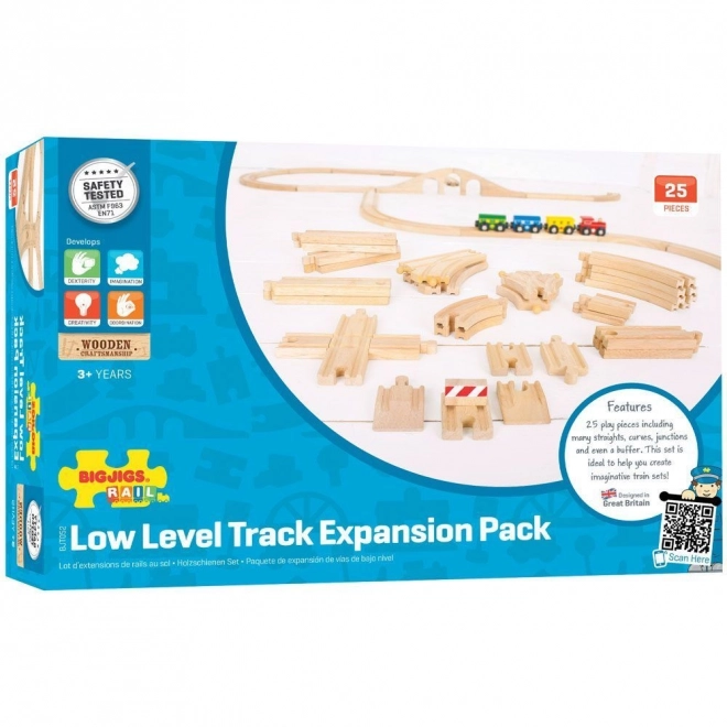 Bigjigs Rail Holzschienen-Set 25-teilig