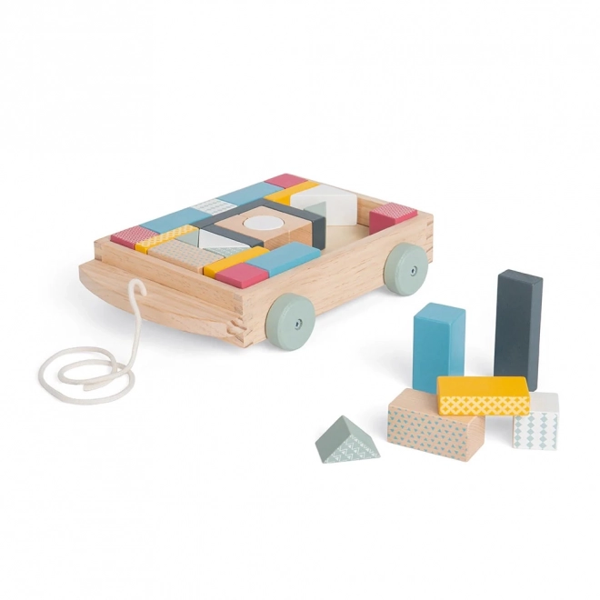 Bigjigs Toys Holzklotz-Wagen