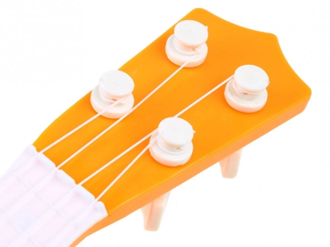 Fröhliche Ukulele für Kinder – orange