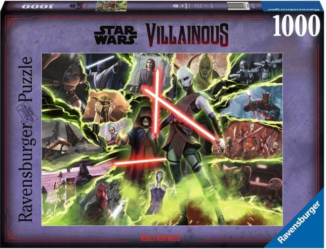 Ravensburger Puzzle STAR WARS Bösewichte Asajj Ventress 1000 Teile