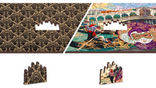 Beidseitiges 2-in-1-Puzzle für doppelten Spaß