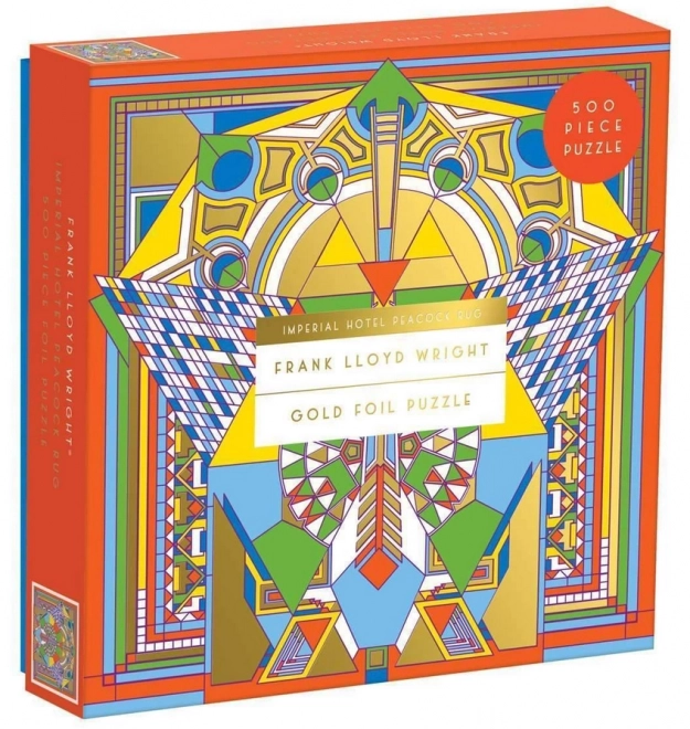 Metallisches Puzzle Frank Lloyd Wright Hotel Imperial 500 Teile