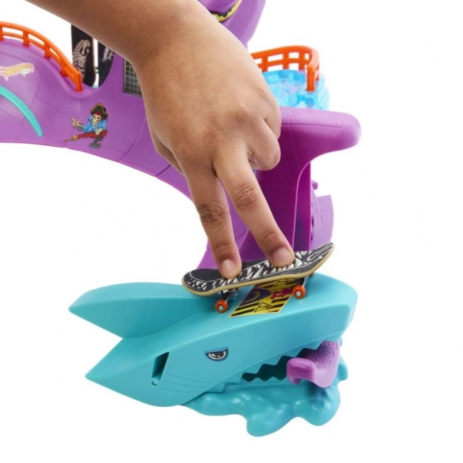 Hot Wheels Skate Octopark mit Fingerboard und Schuhen