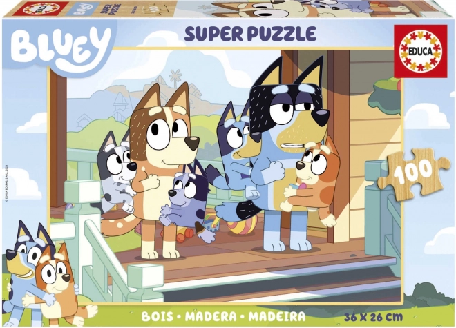 Educa Holzpuzzle Bluey 100 Teile