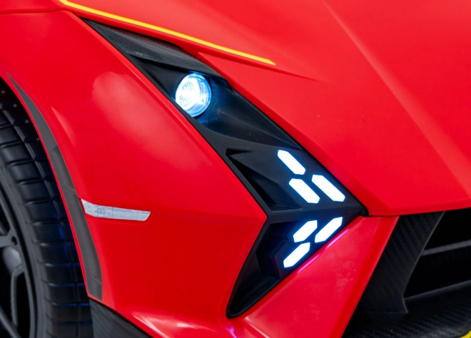 Kindersportwagen Lamborghini Invencible Rot