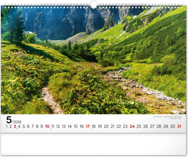 Wandkalender Magische Tatra 2026