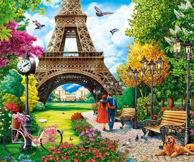 Puzzle 1000 Teile Frühling in Paris