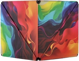 Magnetischer Regenbogen-Würfel-Logikspiel