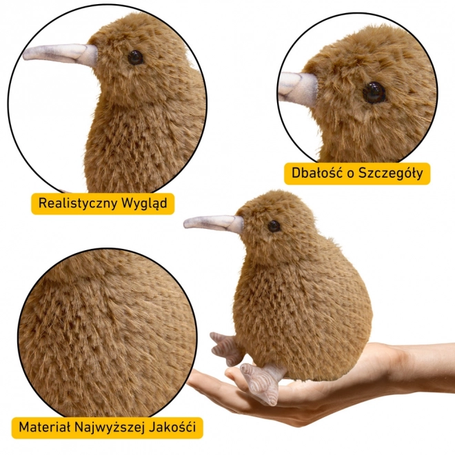 Plüschspielzeug Kiwi-Vogel 21 cm hellbraun