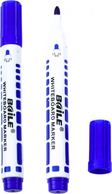 Set mit 12 blauen Whiteboard-Markern