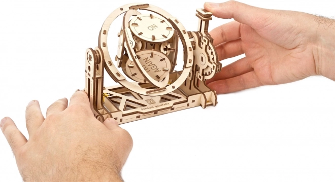 Ugears 3D Mechanisches Holzpuzzle Zufallsgenerator